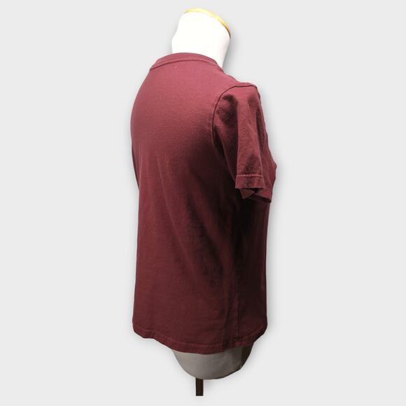 Women's Vans Off The Wall Maroon Palm Tree Shirt Size Small - Picture 5 of 7